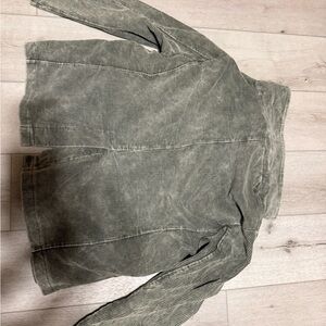 POL Olive Corduroy Jacket